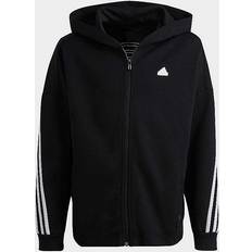 Schwarz Hoodies Adidas Future Icons Kapuzenjacke Kinder 000 black/white 128 Schwarz/Weiß 128