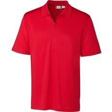 Clique Polo Shirts Clique Men's Malmo Snag-Proof Zip Polo, Red