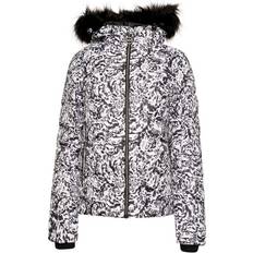Leopard Jackets Dare 2b Dare 2B Womens/Ladies Glamorize III Leopard Print Padded Ski Jacket Black/White/Multicolour