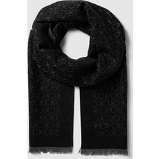 Calvin Klein Bufandas Calvin Klein Monogram Woven Scarf 35x180 Negro