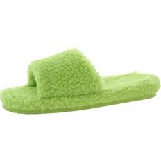 Fur Slides INC Dinnaa Womens Cozy Faux Fur Slide Slippers