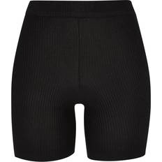 5XL - Damen Shorts Urban Classics Kurze Sporthose Schwarz Hoher Bund für Damen