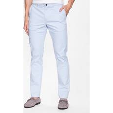 Tommy Hilfiger Herren Hose Denton Chino 1985 Pima Cotton Chino, Blau Breezy Blue 30L