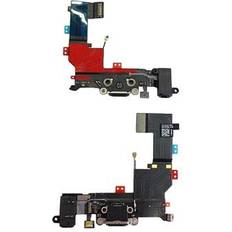 Ladungsanschlüsse MTP Products iPhone 5S Ladebuchse Flex Kabel Schwarz