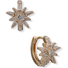 Starburst Hoop Earrings - Gold