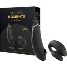 Conjunto Vibradores Womanizer Caja de regalo de la colección Golden Momentos de y We-Vibe Dorado