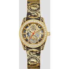 Guess Printed Gold-Tone Multifunction Gold
