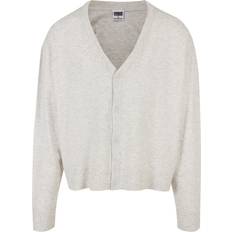 Herre - Viskose Trøjer Urban Classics Cardigan - Lysegrå