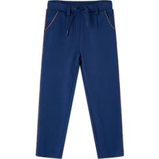 vidaXL Pantalones Infantiles Con Cordón Azul Marino