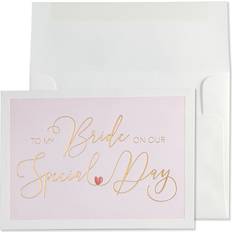 Artículos de Fiesta 'To My Bride' Foil-Embellished Wedding Card