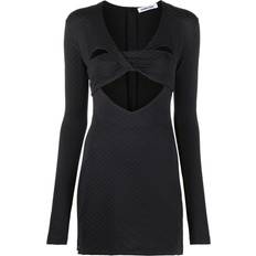Black - Sportswear Garment Dresses Ambush Long Sleeved Mini Dress with Cut-Out