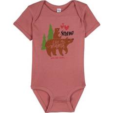 L Bodysuits Children's Clothing Bass Pro Shops Strong Like Mama Short-Sleeve Bodysuit for Girls Mauvelous Newborn