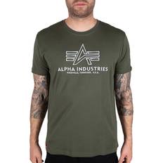 Ricamo Magliette Alpha Industries T-shirt - Verde