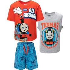 Children's Clothing Thomas & Friends Thomas & Friends Tank Engine Toddler Boys Piece Outfit Set: T-Shirt Tank Top Shorts 3T