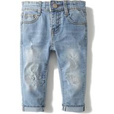 Kidscool Space Baby Girl Boy Jean D Ring Elastic Band - Light Blue