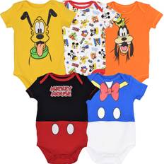 Disney 1-3M Bodysuits Disney Disney Mickey Mouse Baby Boys Pack Short Sleeve Bodysuit Months