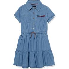 Tommy Hilfiger Girls Dresses Children's Clothing Tommy Hilfiger Girls' Denim Shirt Dress - Highline Wash