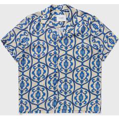 Les Deux Skjorter Les Deux Ornament AOP Tencel SS Shirt Multi