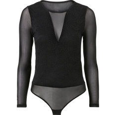 Vila Undertøj Vila ViSala L/S Bodystocking - Sort
