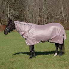 Pink Horse Rugs TuffRider Comfy Mesh Combo Neck Fly Sheet Adobe Rose