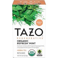 Tea Tazo Organic Refresh Mint Herbal Tea Bags 16 Tea