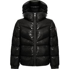 Colmar Jackor Barnkläder Colmar Hooded Down Jacket In Super Shiny Fabric Junior, Black