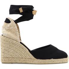 Castañer Halbschuhe Castañer Carina Espadrilles Black