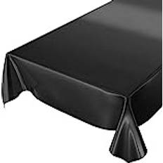 Polyester Tischdecken Uni Tischdecke Schwarz