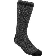 Acrylic Socks Heat Holders Twist Crew Socks for Men BlackGray