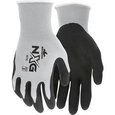 Disposable Gloves MCR Safety NXG Foam Nitrile Dip Gloves Black/Gray 12/Pair