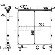 Wiper Equipment Mahle cooling CR 831 000S