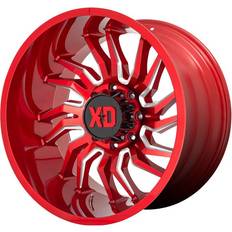 20" - Red Car Rims Wheels XD85821068918N Factory Wheel with Chrome 6.5 17. inches /18 millimeters -35 mm Offset