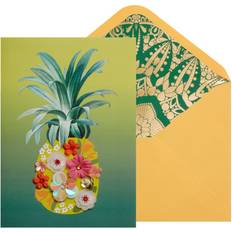 Green Cards & Invitations Flower Pineapple Thank You Card