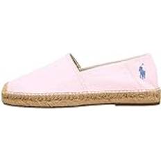 Polo Ralph Lauren Women Low Shoes Polo Ralph Lauren Cevio Canvas Espadrille Carmel Pink/Blue Canvas