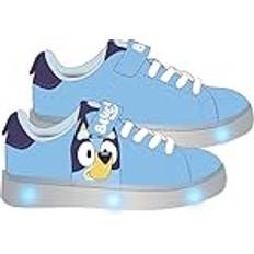Bluey LED Trainers - Light Blue