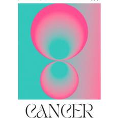 Pelcasa Cancer Multicolor Plakat 50x70cm