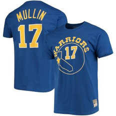 Mitchell & Ness Men's Chris Mullin Royal Golden State Warriors Hardwood Classics Name Number Team T-Shirt