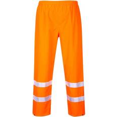 3XL Work Pants Portwest Hi-Vis Traffic Trousers Orange