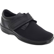 Mod Comfys Womens/Ladies X Wide Orthotics Stretch Shoes 5 UK Black