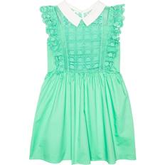 Boys - Green Dresses Self-Portrait Self-Portrait Kids Ruffled Lace Dress - Green
