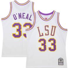 Mitchell & Ness NCAA SWINGMAN JERSEY LSU 1990-91 SHAQUILLE O'NEAL #33 men purple white in Größe:XL