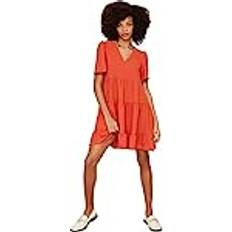 Midikleid - Orange Kleider Trendyol Collection Collection Kleid Orange Shift für Damen