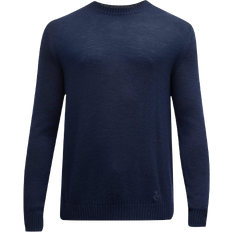 Jil Sander Men's Wool Loose Knit Sweater - Dark Blue