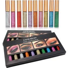 Multicolour Eyeliners Core RC Glitter Liquid Eyeliner 10-pack