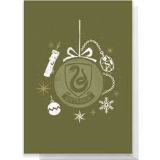 Noël Cartes & Invitations Decorsome Harry Potter Slytherin Christmas Greetings Card Standard Card