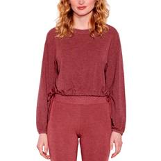 Brown - Elastane/Lycra/Spandex Jumpers Sundry Sidetie Sweatshirt