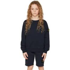 Stone Island Barnkläder Stone Island Junior Sweatshirt Navy Blue yr yr