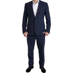 Dolce & Gabbana Blue Suits Dolce & Gabbana Blue Piece Single Breasted MARTINI Suit IT44