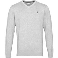 U.S. Polo Assn. Tops U.S. Polo Assn. Sweatshirt Grau Regular Fit für Herren