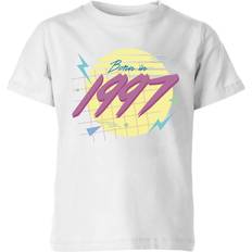 By IWOOT Born In 1997 Kids' T-Shirt White 11-12 Years White White